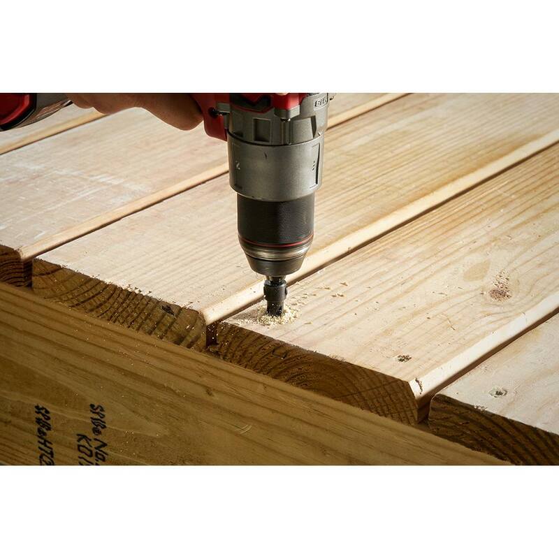 Broca para madera de 9/64 pulgadas Milwaukee #6 Countersink - 48-13-5000.