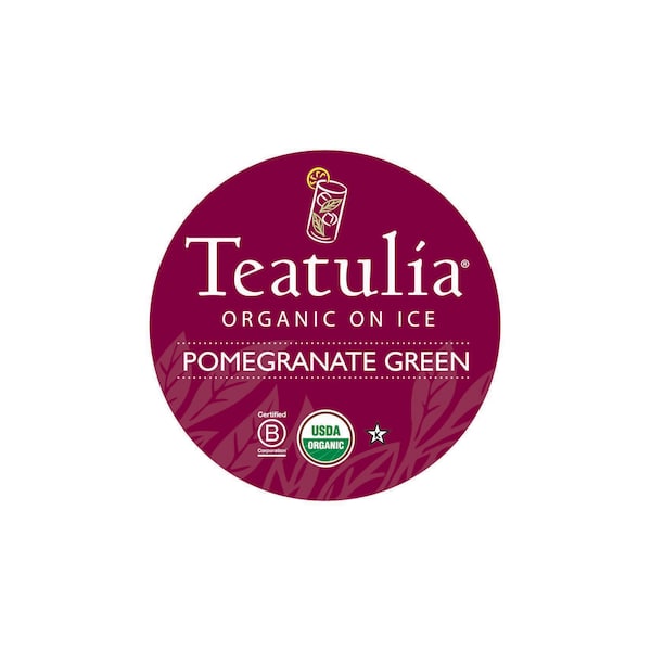 Teatulia Organic Teas Pomegranate Green Iced Tea, PK24 - IT-POGR-24