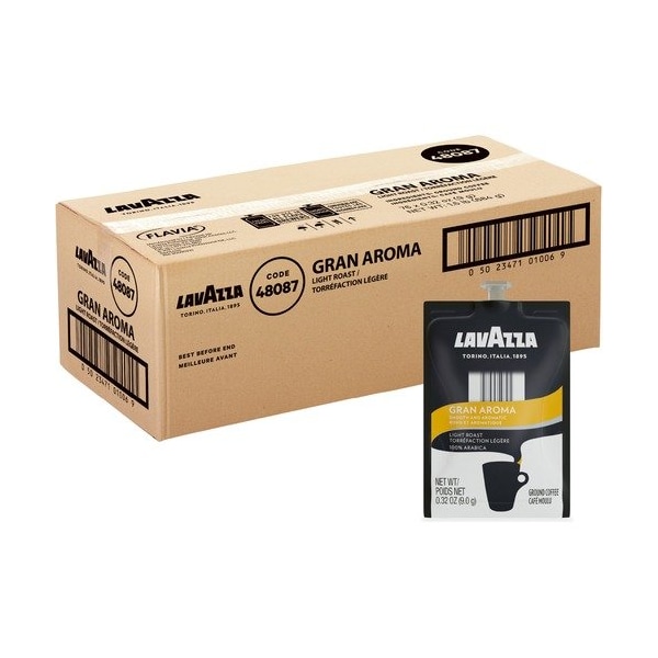 Lavazza Coffee, Gran Aroma, Light, Freshpack, 7 Multi, 76PK - LAV48087