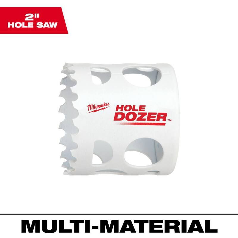 Milwaukee 2 in. Hole Dozer Sierra Perforadora Bi-Metal - 49-56-9624