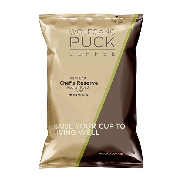 Wolfgang Puck Coffee Chef’s Reserve ® 2.5 oz Fraction Packs, PK18 PK - 010623