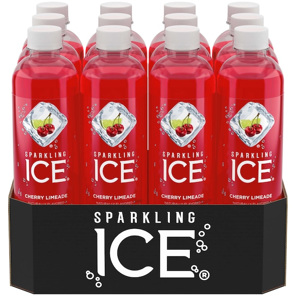 Sparkling Ice Sparkling Ice Cherry Limeade Sparkling Water 17 oz. Bottle, PK12 - FG00066