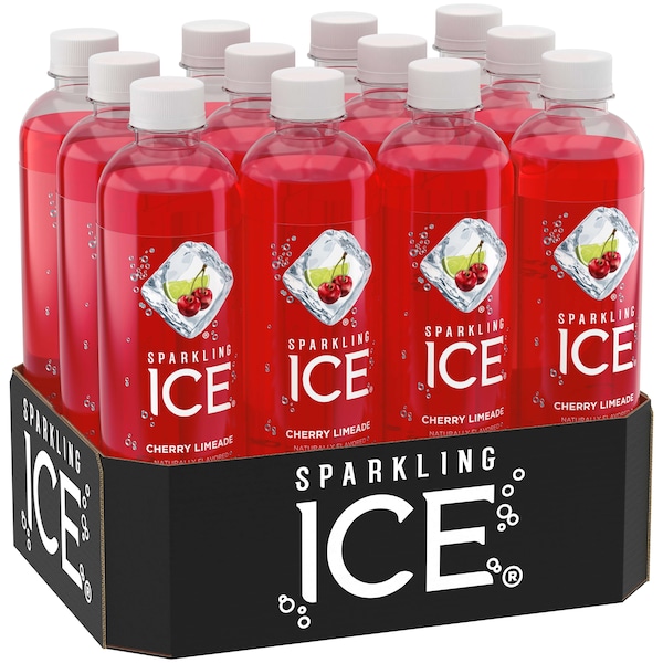 Sparkling Ice Sparkling Ice Cherry Limeade Sparkling Water 17 oz. Bottle, PK12 - FG00066