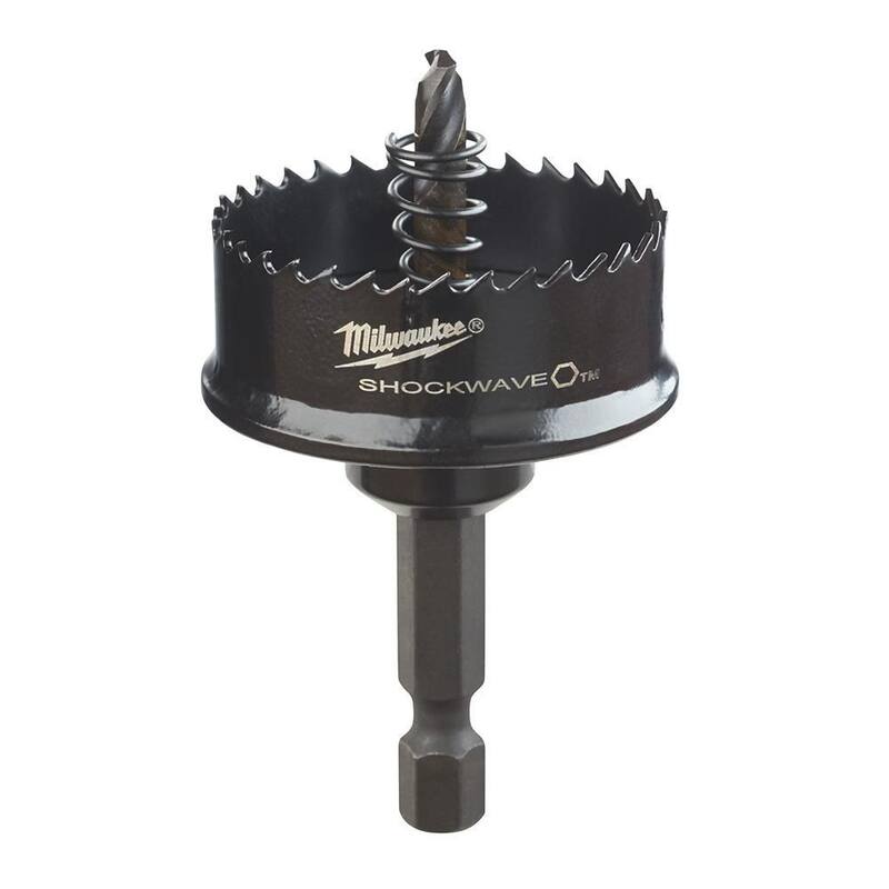 Sierra de agujero para trabajo pesado SHOCKWAVE IMPACT de 1-3/8 pulgadas de Milwaukee - 49-56-9830