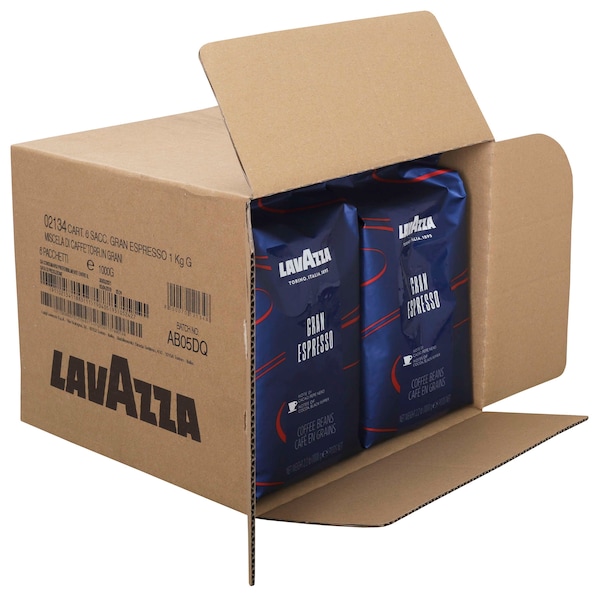 Lavazza Grand Espresso Beans 1kg, PK6 - 2134