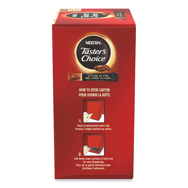 Nescafe Taster's Choice Stick Pack, House Blend, .06 oz, PK480 - 15782CT