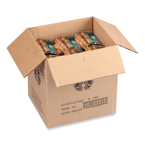 Starbucks Whole Bean Coffee, Decaffeinated, Pike Place, 1 lb, Bag - 12540222