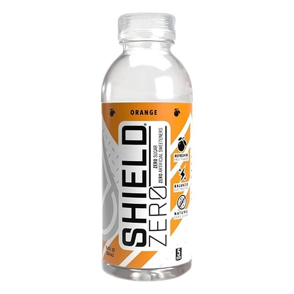 Shield Zero Sports Drink, Orange, 16.9 oz, 16.9 oz - Z2-02-16.9-12-OR