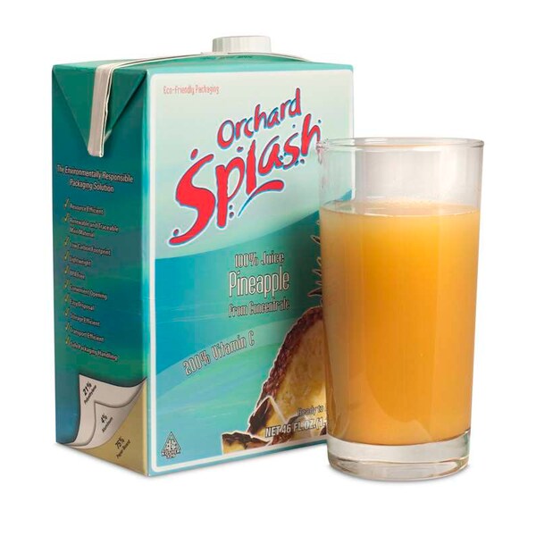 Orchard Splash Orchard Splash-46 oz. RTD Pineapple 100%, PK12 - 46050