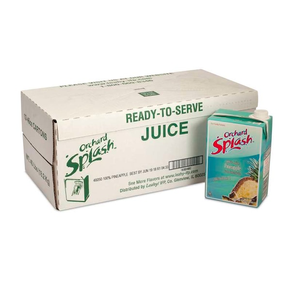 Orchard Splash Orchard Splash-46 oz. RTD Pineapple 100%, PK12 - 46050