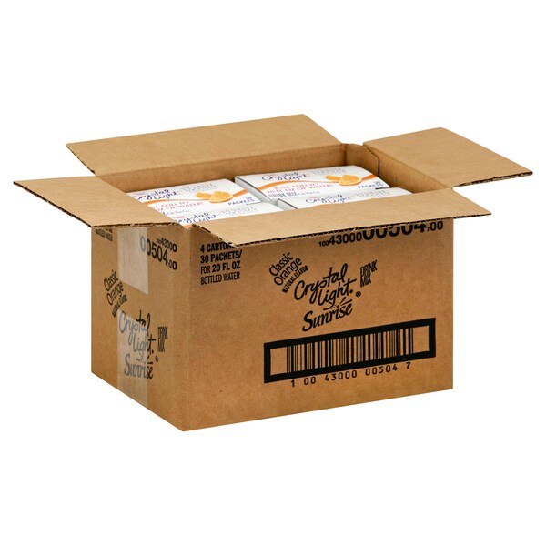 Crystal Light Crystal Light On The Go Sunrise Beverage Mix, PK120 - 10043000005047