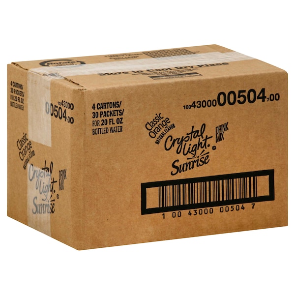 Crystal Light Crystal Light On The Go Sunrise Beverage Mix, PK120 - 10043000005047