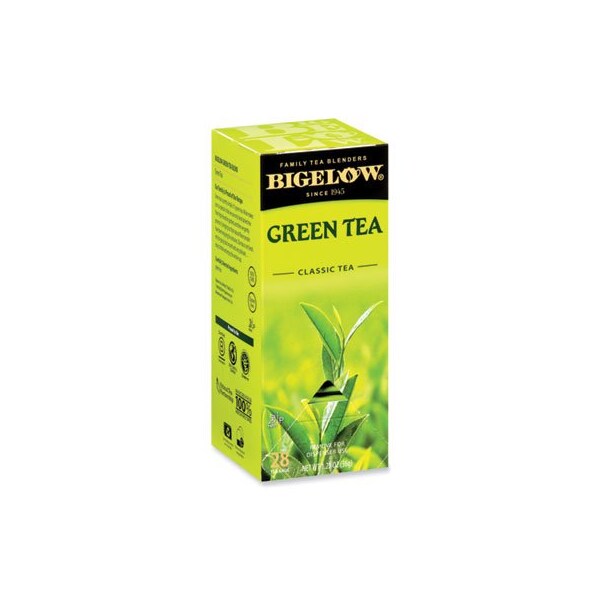 Five Star Distributors Bigelow, Single Flavor Tea, Green, 28PK - 00388