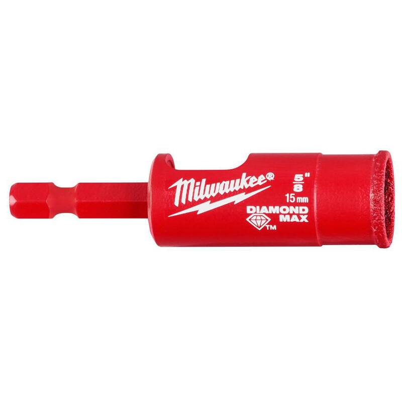 Milwaukee 5/8 pulg. Sierra de corona de diamante Diamond Max - 49-56-0513