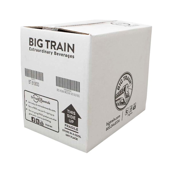 Big Train Big Train Kona Mocha Blended Ice Coffee Powdered Drink Mix 3.5lbs, PK5 - BT.610830