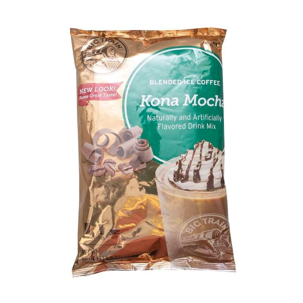 Big Train Big Train Kona Mocha Blended Ice Coffee Powdered Drink Mix 3.5lbs, PK5 - BT.610830