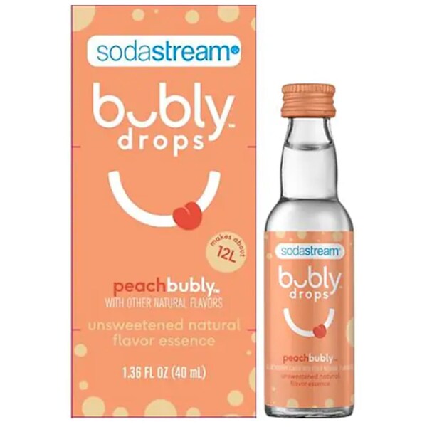 Sodastream SodaStream Bubly drops Peach Fruit Drops 1.36 oz 1 pk - 1025260010