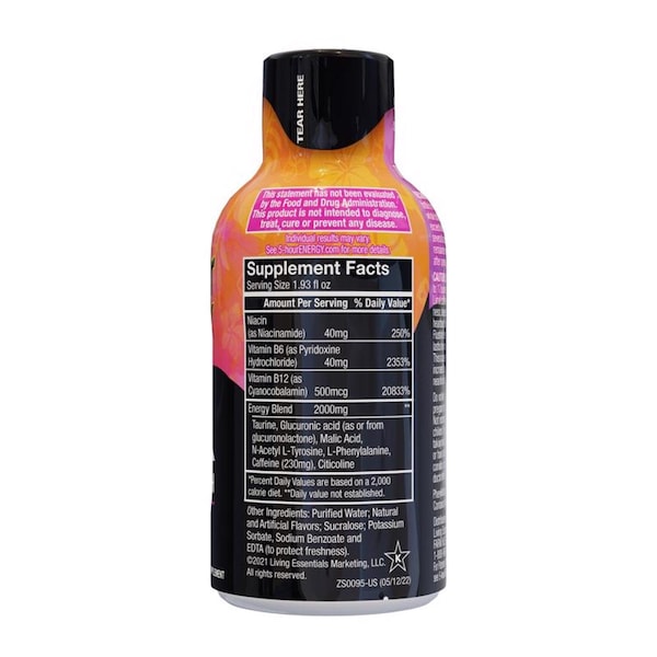 5 Hour Energy 5-hour Energy Hawaiian Breeze Sugar Free Hawaiian Breeze Energy Shot 1.93 oz - 739185