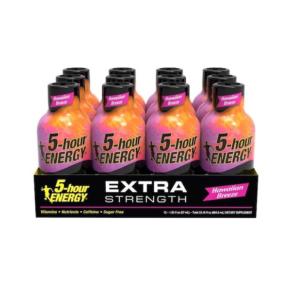 5 Hour Energy 5-hour Energy Hawaiian Breeze Sugar Free Hawaiian Breeze Energy Shot 1.93 oz - 739185
