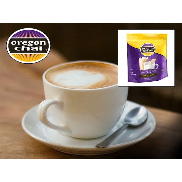 Oregon Chai Oregon Chai The Original Chai Tea Latte Bulk Dry Mix 3lbs Bag, PK4 - OC70048