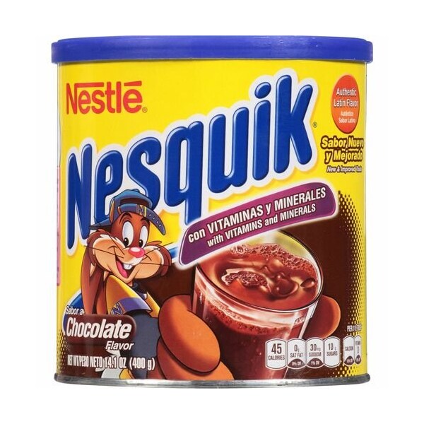 Nestle Chocolate Powder, Nesquik, Canister, 14.1 oz, BN - NES40002