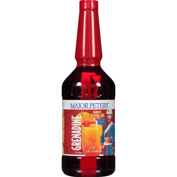 Major Peters Major Peters' Grenadine Cocktail Mix 33.8 oz., PK6 - FGBVMJP01