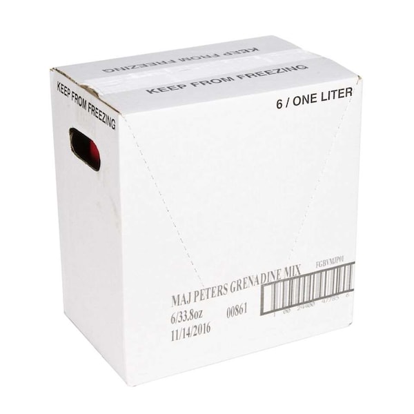 Major Peters Major Peters' Grenadine Cocktail Mix 33.8 oz., PK6 - FGBVMJP01
