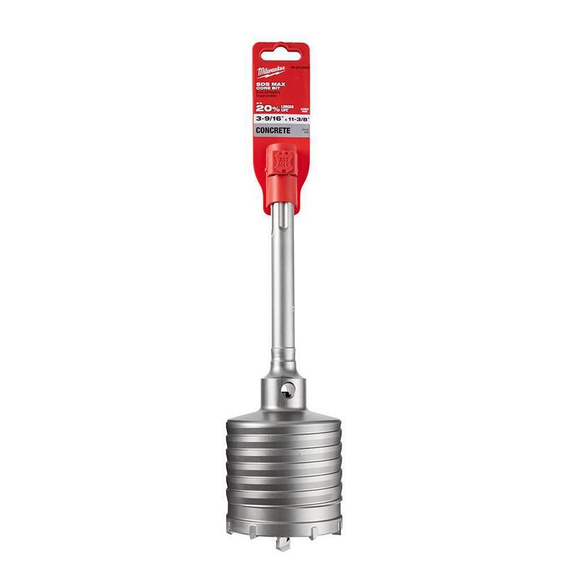 Broca para nucleo SDS-MAX de 3-9/16 pulgadas x 11-3/8 pulgadas - 48-20-5428