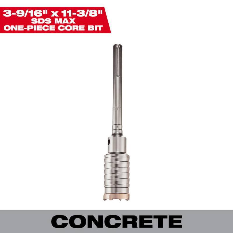 Broca para nucleo SDS-MAX de 3-9/16 pulgadas x 11-3/8 pulgadas - 48-20-5428