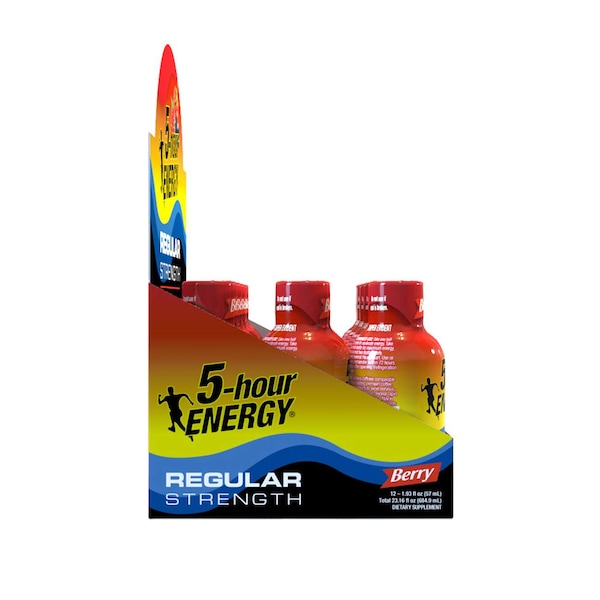 5 Hour Energy 5-Hour Energy Regular Strength Berry 1.93 oz. Bottle, PK48 - 504127
