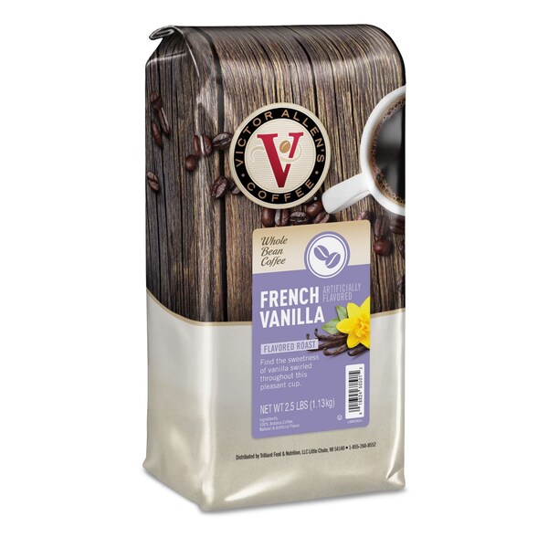 Victor Allen French Vanilla Whole Bean 2.5lb Bag - FG017102