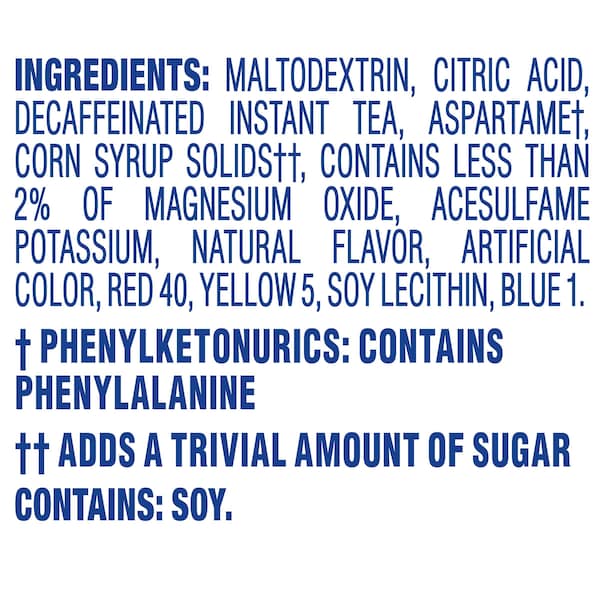 Crystal Light Crystal Light Iced Tea Decaf Beverage Mix 1.5 oz., PK12 - 00043000030981