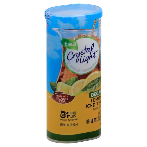 Crystal Light Crystal Light Iced Tea Decaf Beverage Mix 1.5 oz., PK12 - 00043000030981