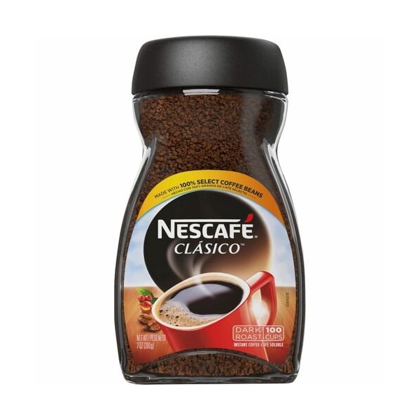 Nestle Coffee, Clasico, Dark, Instant, Jar, 7 oz, BN - NES46123