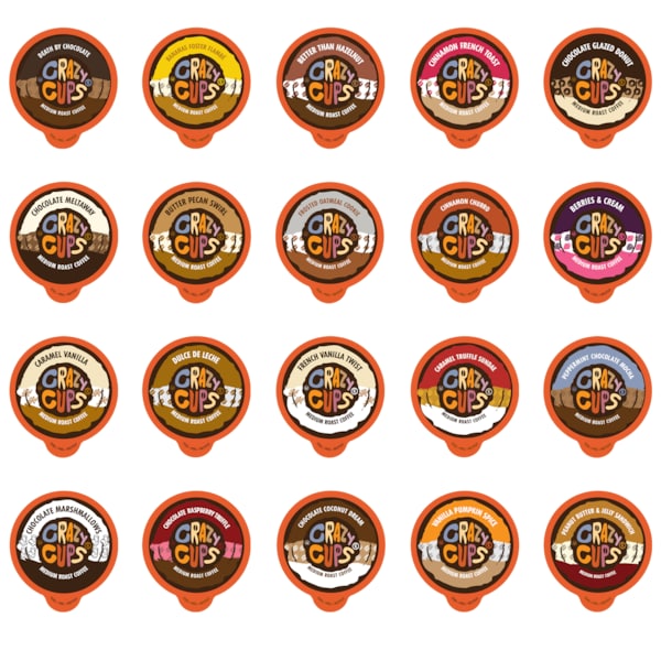 Crazy Cups Crazy Cups Flavored Coffee Variety Pack-20 Ct - WM-CC-FLAVORED-VP-20