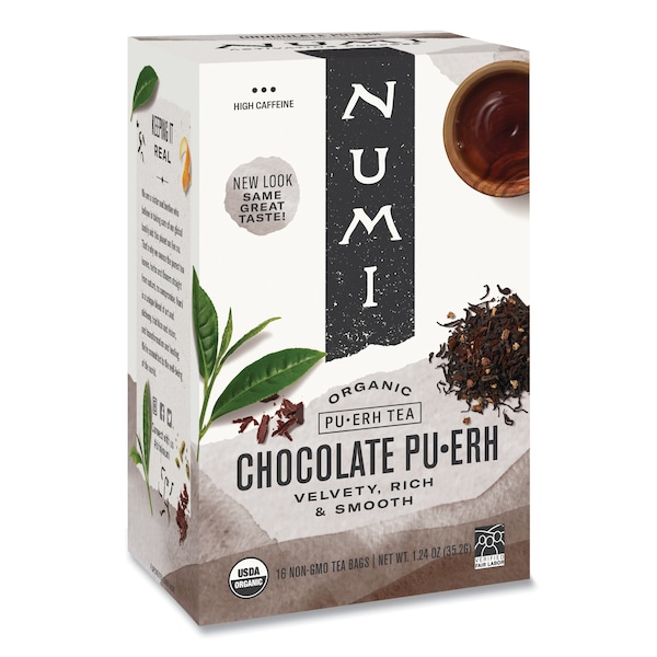 Numi Organic Tea, Chocolate Puerh, PK16 - 680692