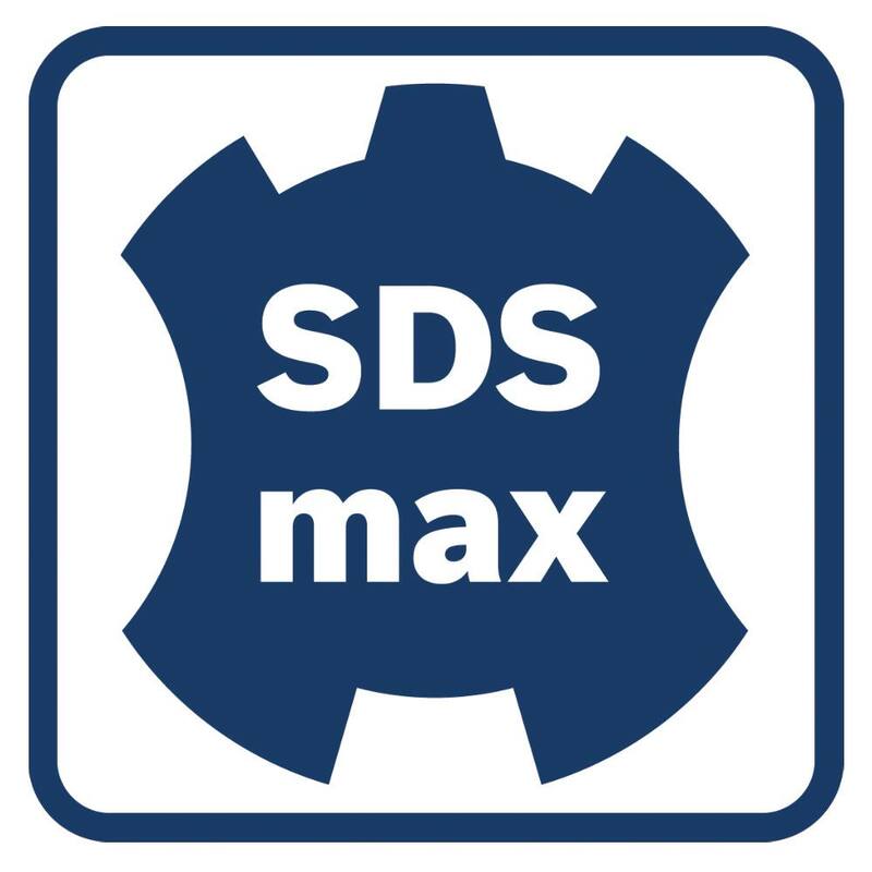 Broca de núcleo para martillo rotativo de carburo SDS-Max de 5 pulgadas x 7 pulgadas x 12 pulgadas para perforación en albañilería y concreto - HC8570 de Bosch