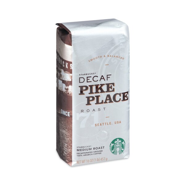Starbucks Coffee, Pike Place Decaf, 1 lb Bag, , 6PK - 12411962