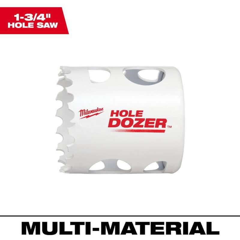Milwaukee 1-3/4 pulgadas Hole Dozer Sierra de corona bimetálica - 49-56-9621