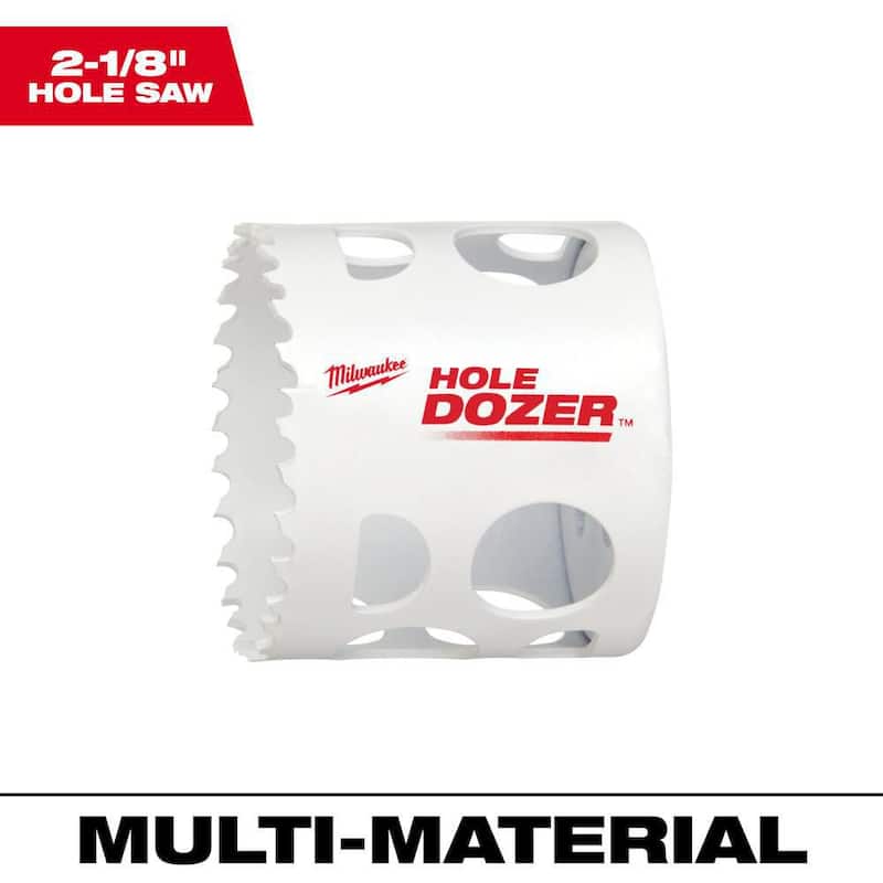 Broca perforadora bimetálica Milwaukee de 2-1/8 pulgadas - 49-56-9626