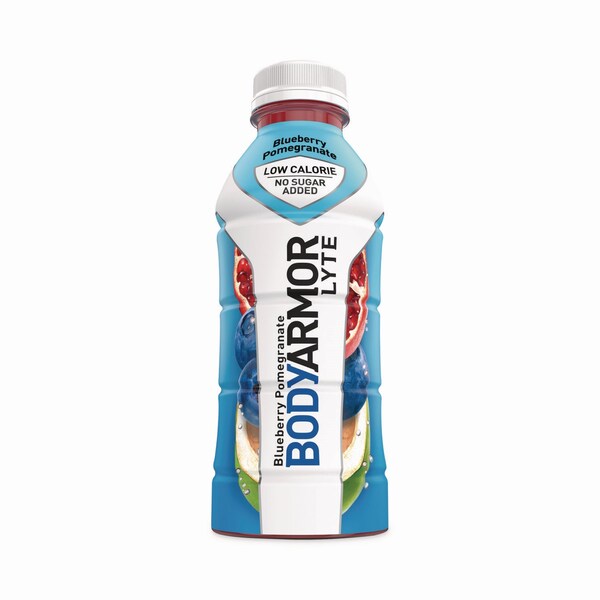 Bodyarmor LYTE Sports Drink, Blueberry Pomegranate, 16 oz Bottle, 12PK - 100020-1.1