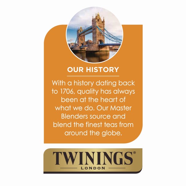 Twinings Probiotics Lemon and Ginger Herbal Tea Bags, 0.05 oz, 18PK - TNA95223