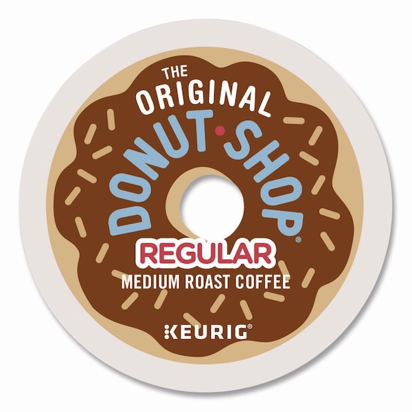 The Original Donut Shop Donut Shop Coffee K-Cups, Regular, 0.39 oz, 48PK - 5000356558