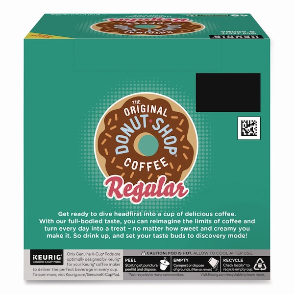 The Original Donut Shop Donut Shop Coffee K-Cups, Regular, 0.39 oz, 48PK - 5000356558