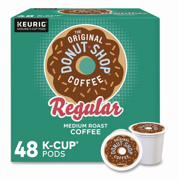 The Original Donut Shop Donut Shop Coffee K-Cups, Regular, 0.39 oz, 48PK - 5000356558