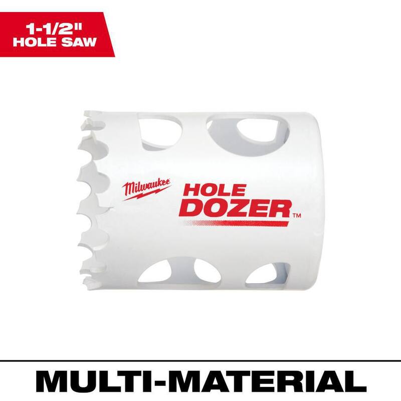 Milwaukee 1-1/2 in. Hole Dozer Sierra Perforadora Bi-Metal - 49-56-9617