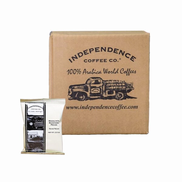 Independence Coffee Co. Madalyn's Backyard Pecan Coffee Fraction Pack, 2 oz, 40PK - ICF18029