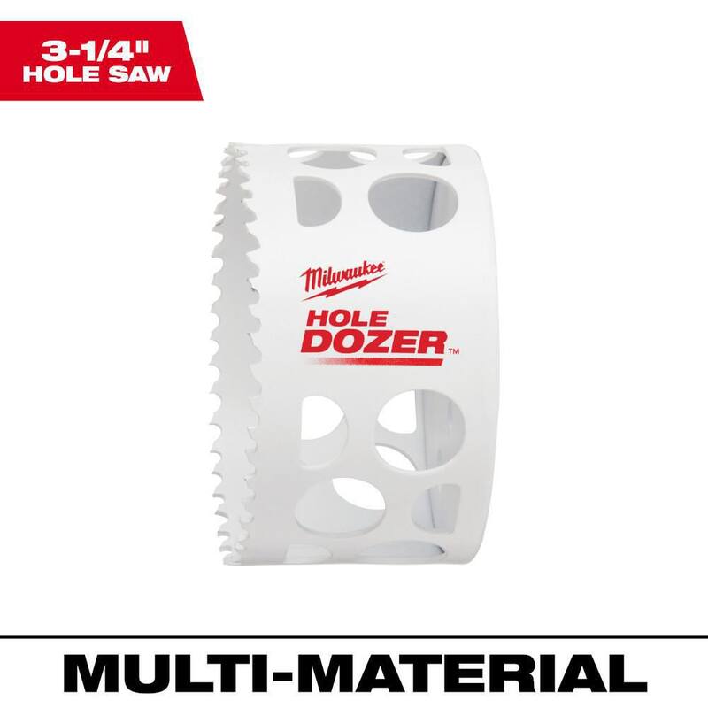 Milwaukee 3-1/4 in. Sierra Perforadora Bi-Metal para Agujero - 49-56-9639