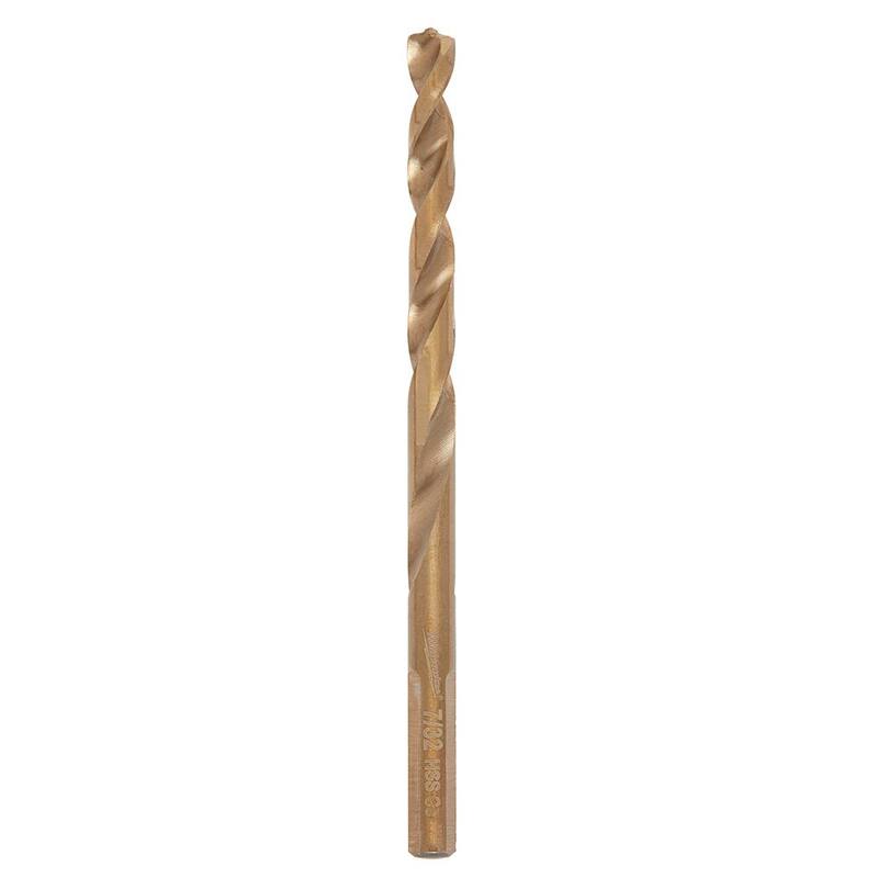 Broca helicoidal de cobalto rojo Milwaukee de 7/32 pulgadas - 48-89-2311