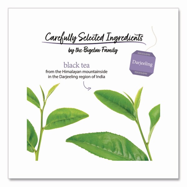 Bigelow Darjeeling Black Tea Bags, 0.08 Tea Bag, 28PK - RCB003491